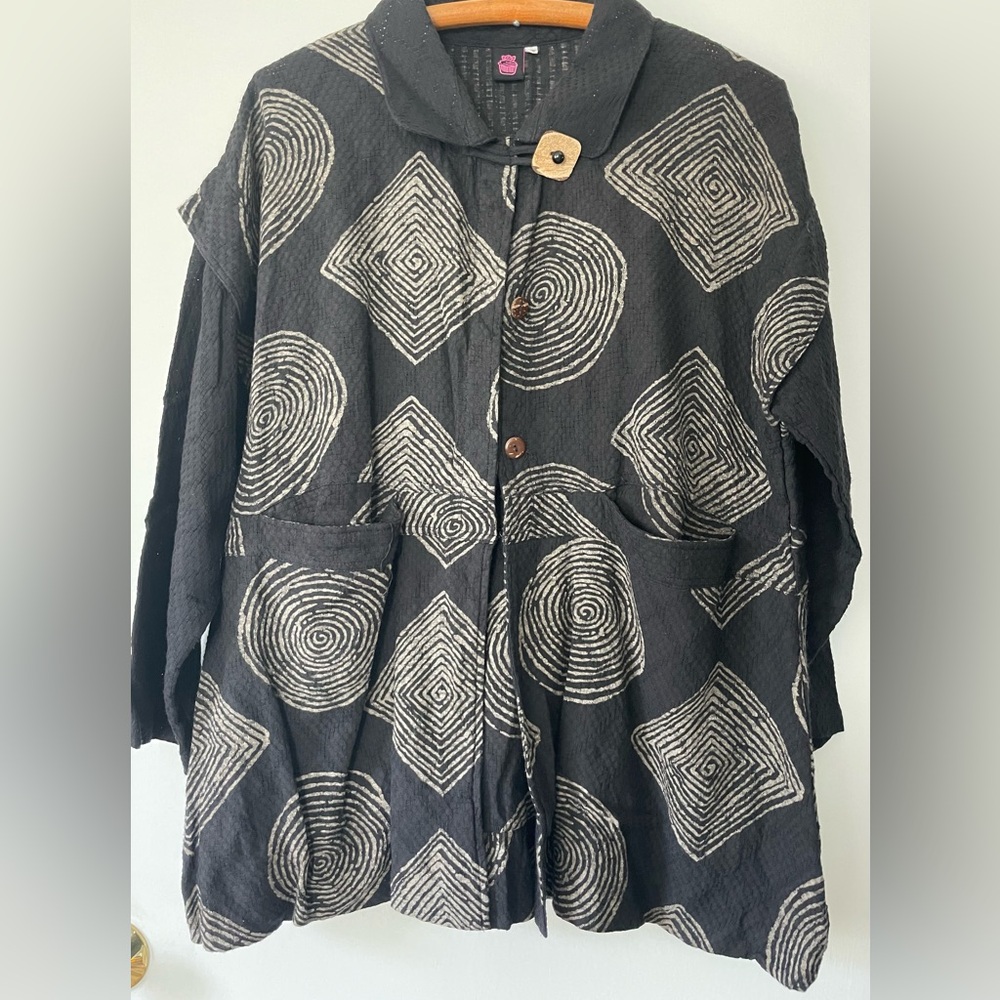Cupcake Cotton Jacket with Pockets